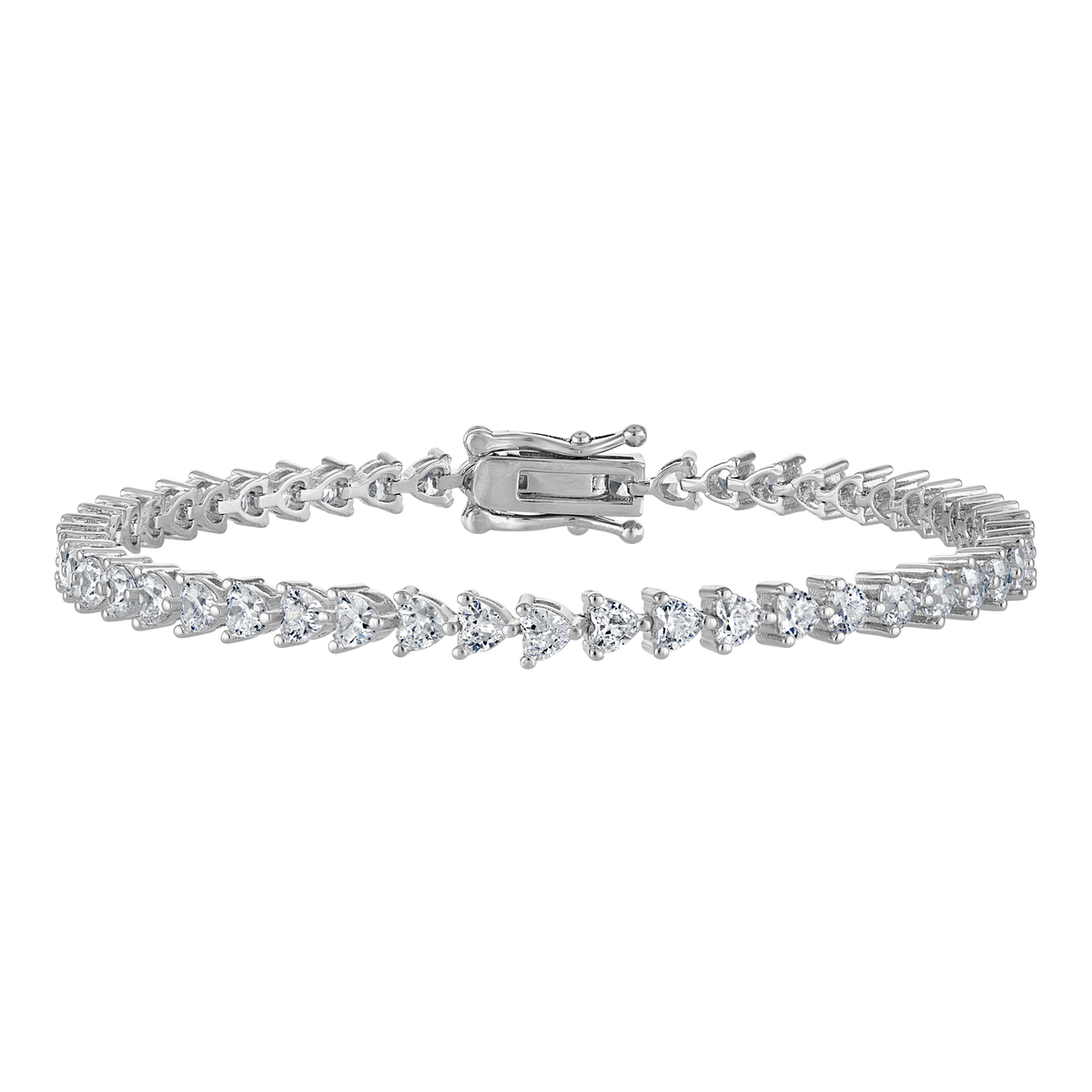 Heart Tennis Bracelet