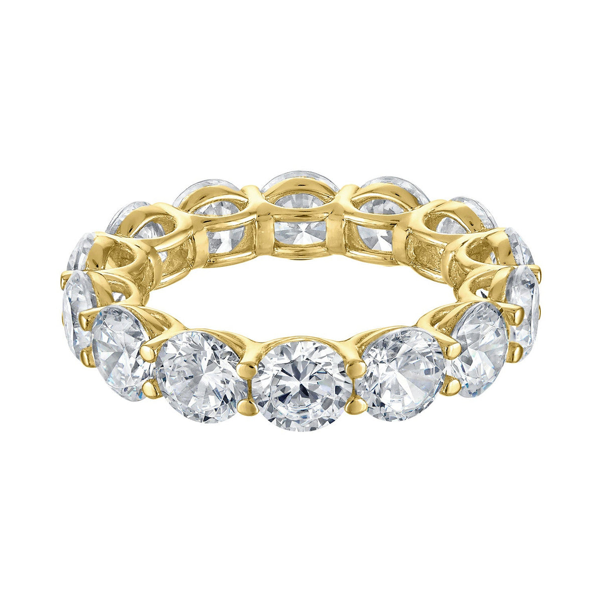 Round Eternity Band Ring CZ