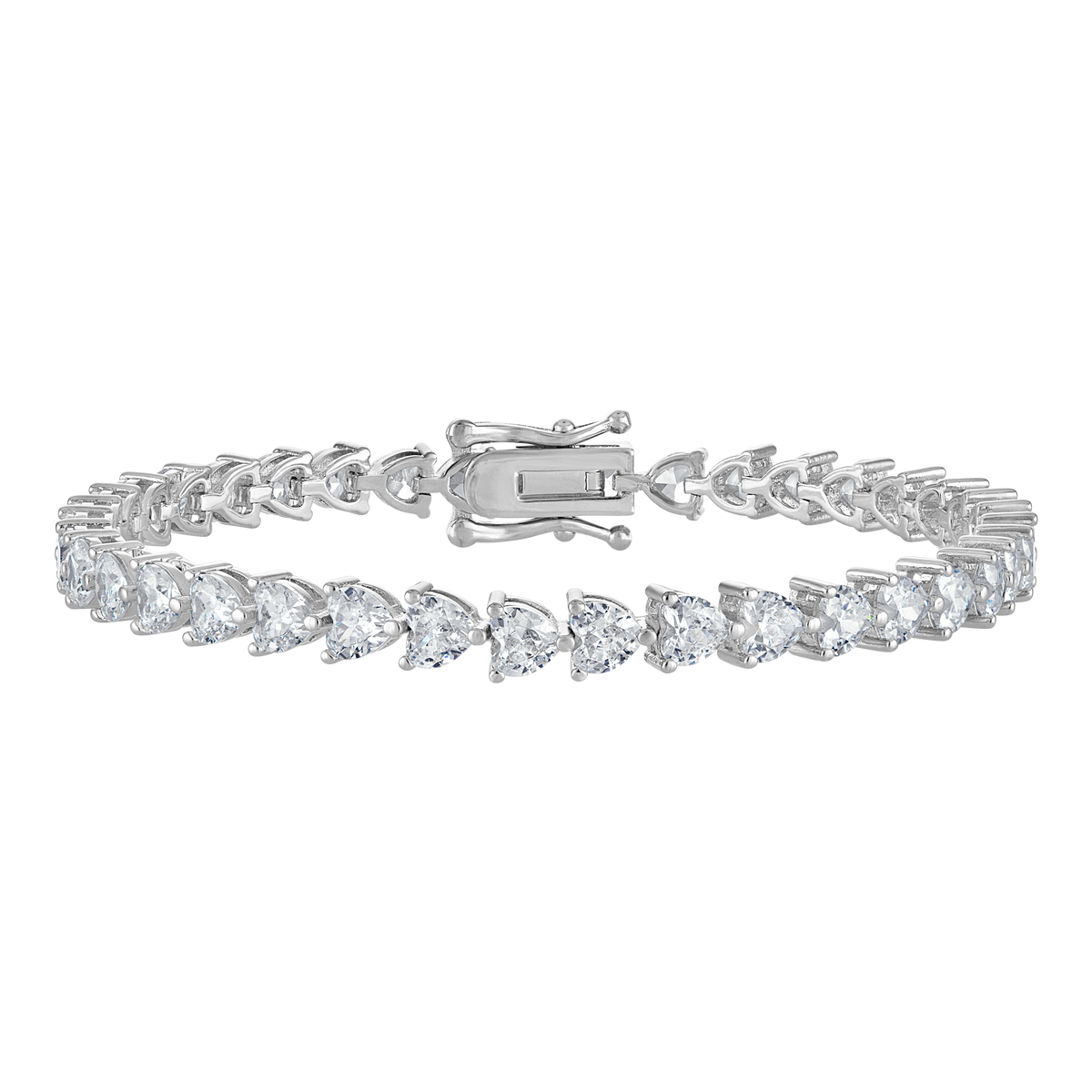 Heart Tennis Bracelet