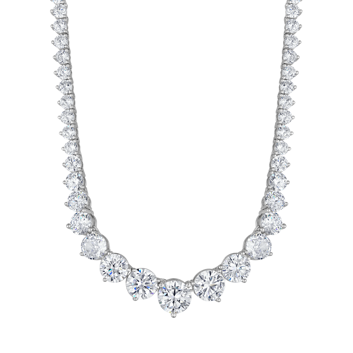 Graduated Tennis Necklace