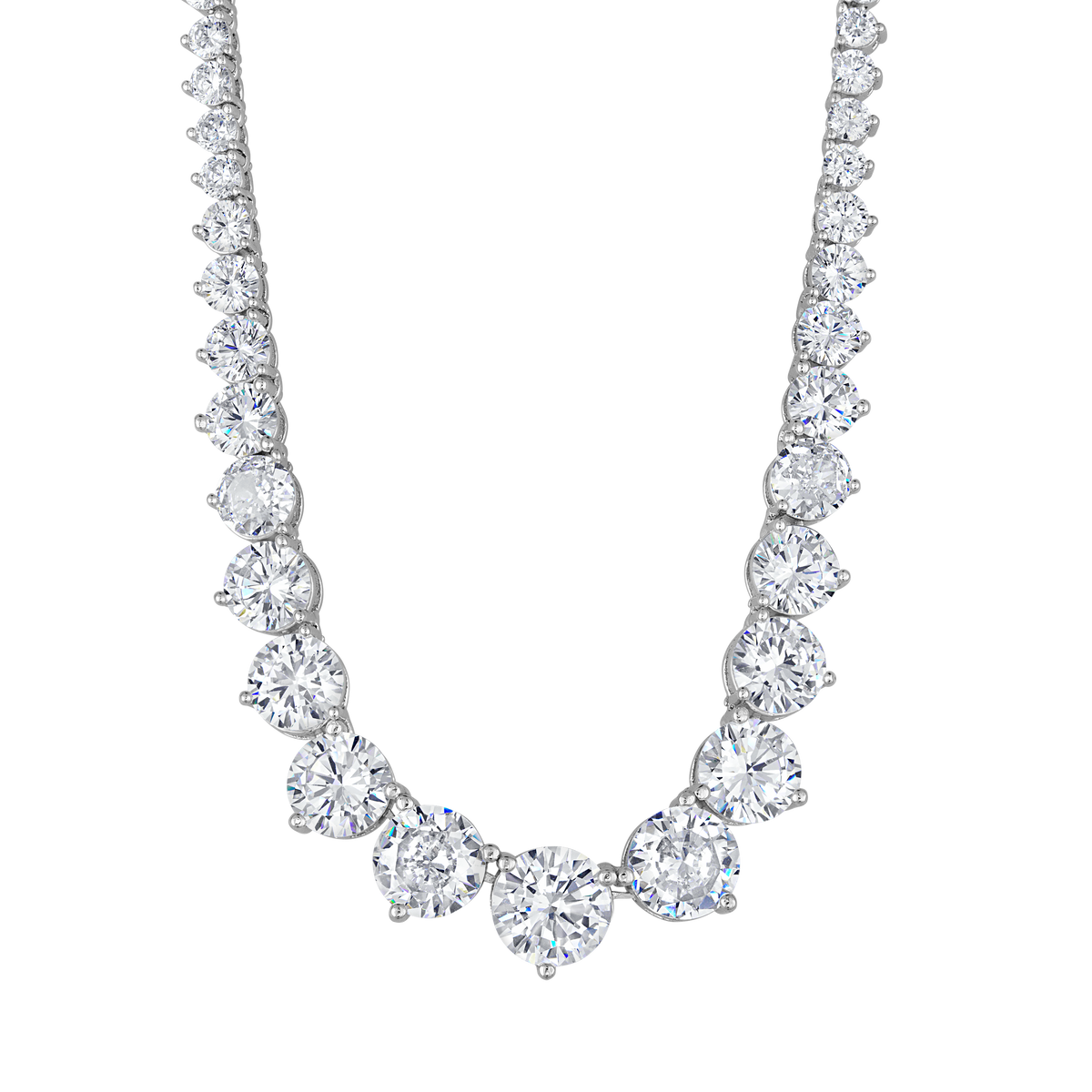 Graduated Tennis Necklace
